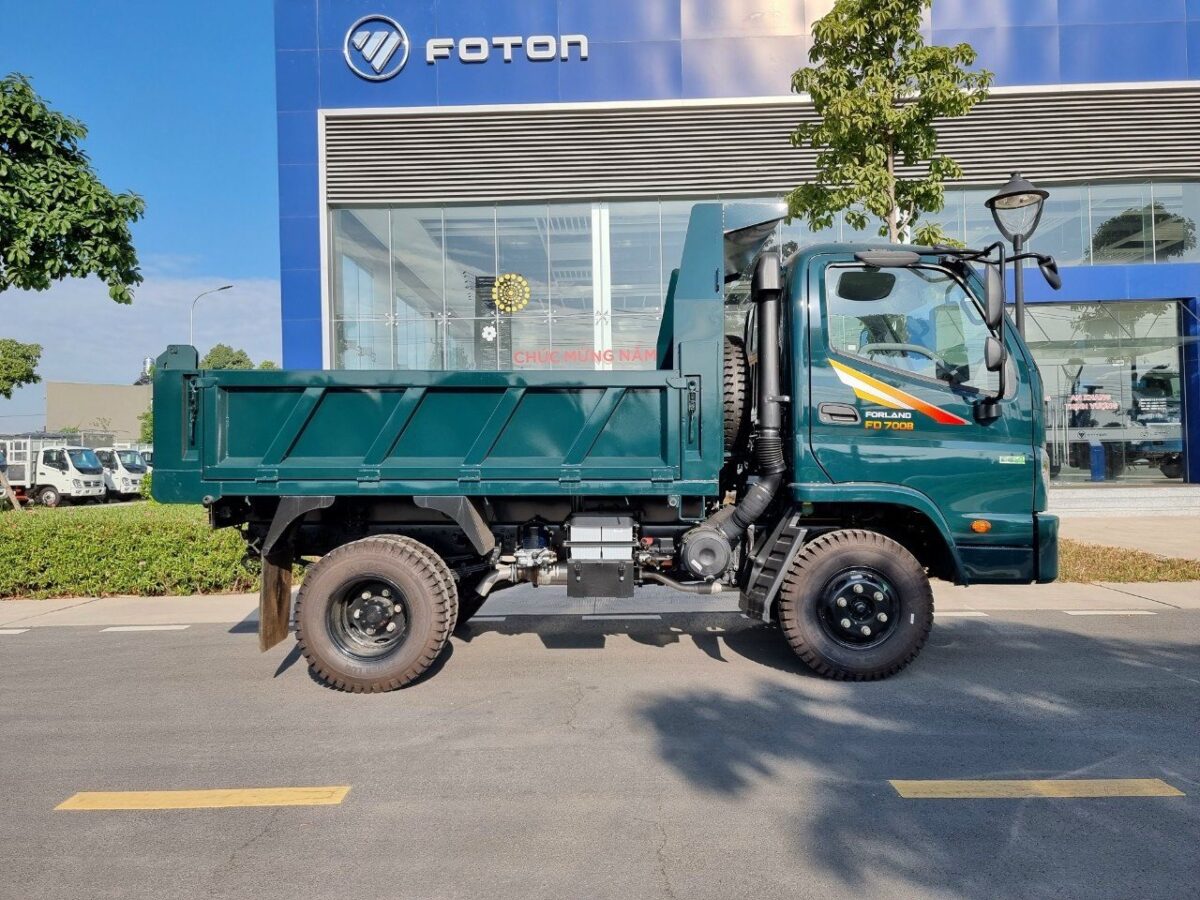 Phân tích chuyên sâu xe ben 1 cầu Thaco Forland FD700B 3.49 tấn thùng 2.9 khối: lựa chọn tối ưu cho vận tải công trình - Ảnh 4