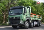 Xe ben V7X 350 8x4 thùng đúc: lựa chọn tối ưu cho vận tải công trình hiện đại