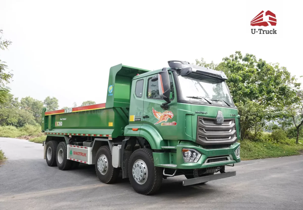 Xe ben NX350 8x4 thùng đúc: lựa chọn tối ưu cho vận tải nặng - Ảnh 1