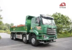 Xe ben NX350 8x4 thùng đúc: lựa chọn tối ưu cho vận tải nặng