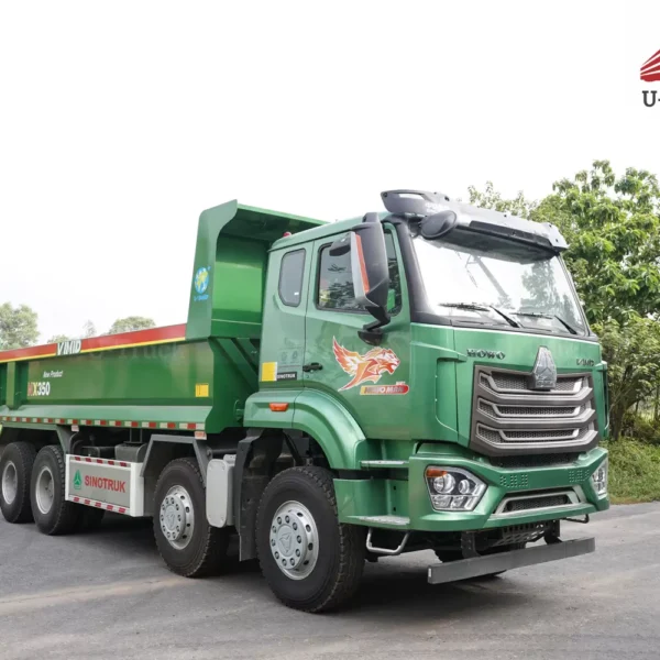Xe ben NX350 8x4 thùng đúc: lựa chọn tối ưu cho vận tải nặng
