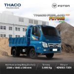 Xe ben Thaco Forland FD700 3.5 tấn: phân tích chuyên sâu, lựa chọn tối ưu cho vận tải công trình